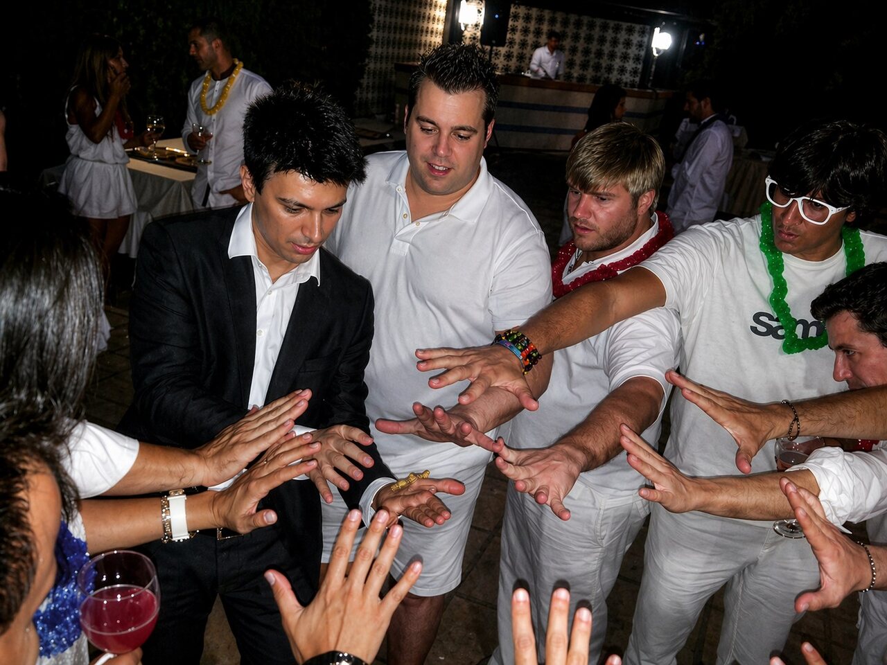 Interacción en formato cercano durante un evento